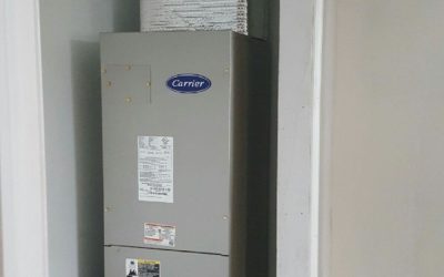 Air Handler Installed in Tight Closet Space