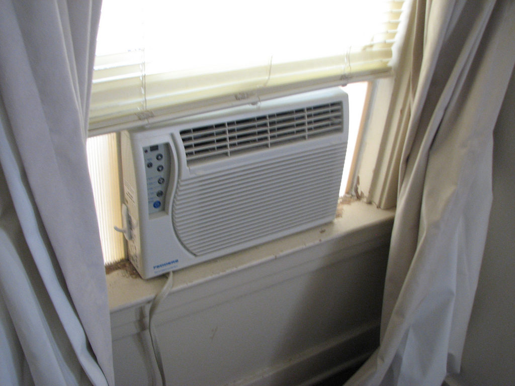 ac window unit not in window